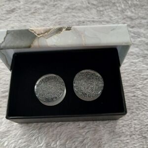 Silver Glitter Ear Plugs